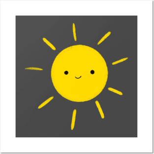 Cute Happy Sunshine Posters and Art